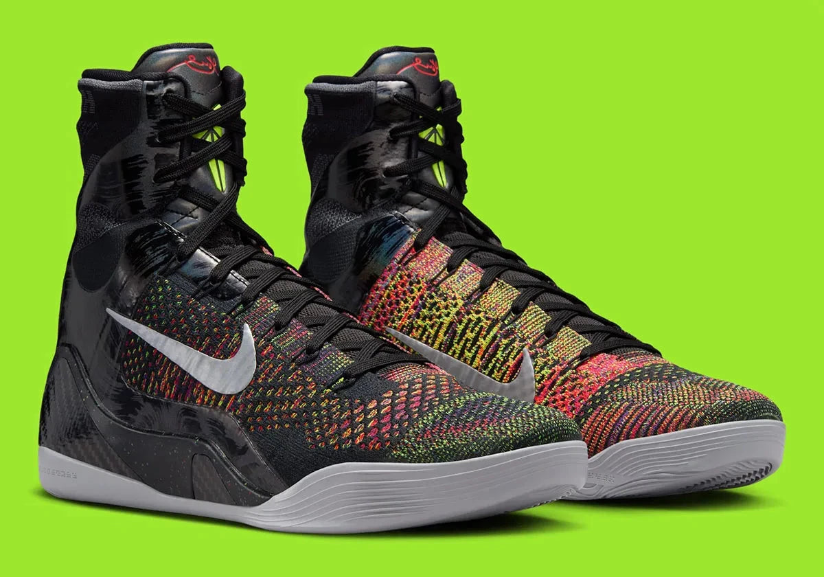Nike Kobe 9 Elite Protro Masterpiece Montante noir blanche Kobe Bryant
