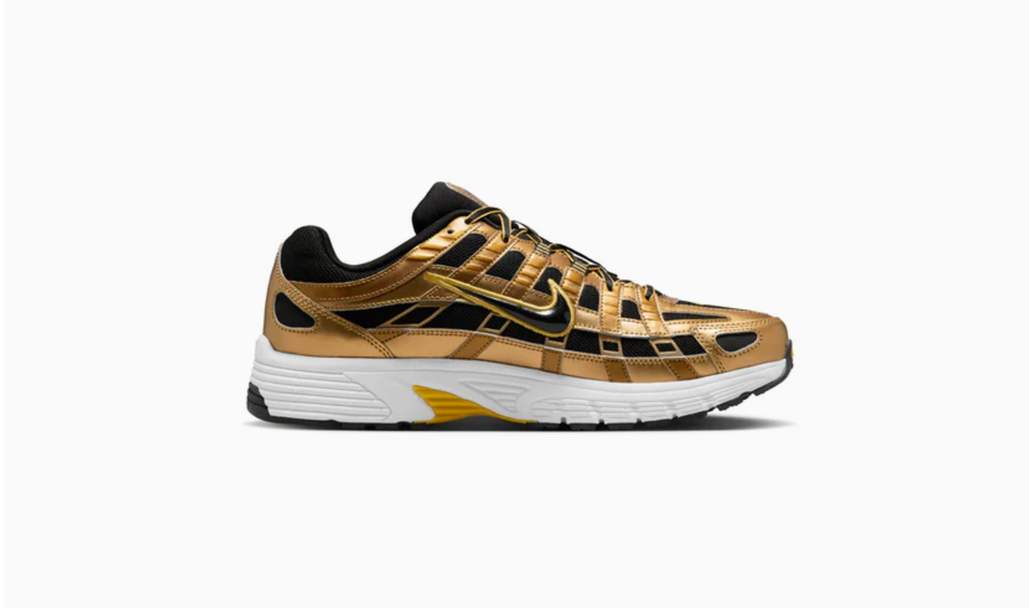 Nike P-6000 Metallic Gold Infinite Gold White Black