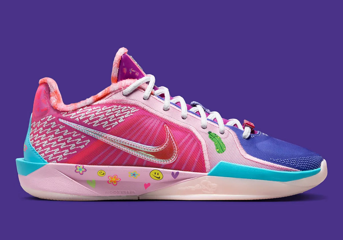 Nike Sabrina 2 Doernbecher Sophia smiley rose bleu violet ionescu blanc
