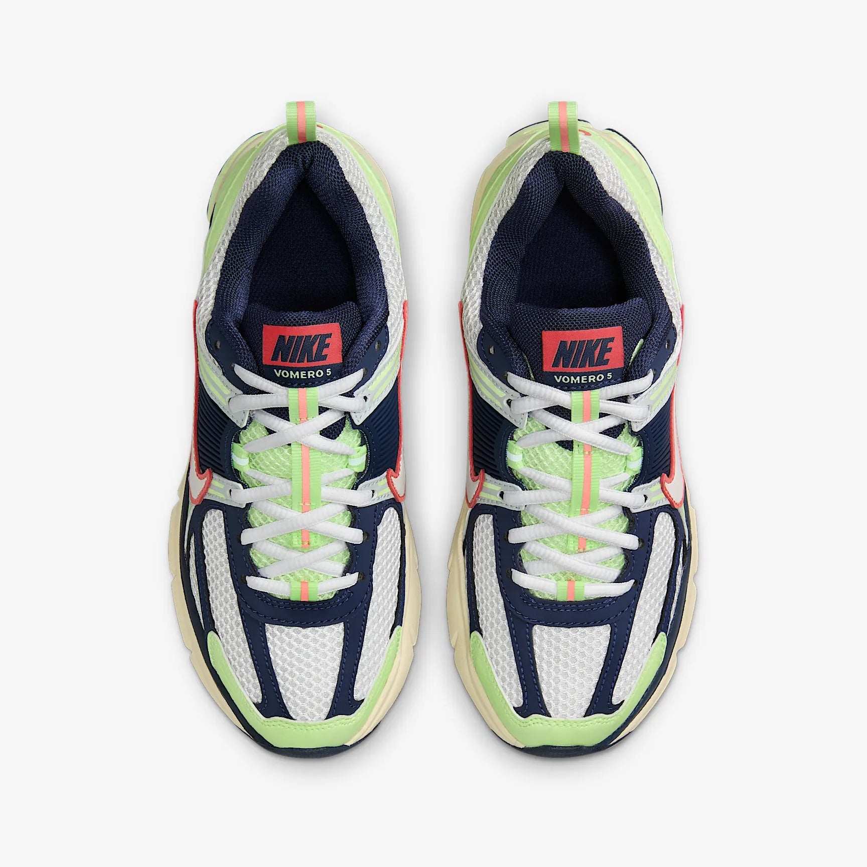 Nike Zoom Vomero 5 Barely Volt Midnight Navy Pure Platinum White (GS)
