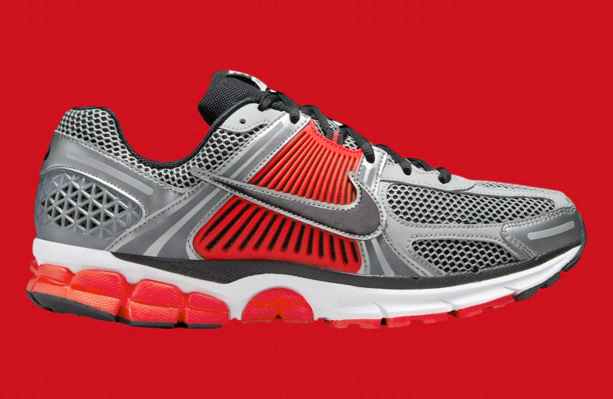 Nike Zoom Vomero 5 Bright Crimson Metallic Silver rouge argent gris blanc 