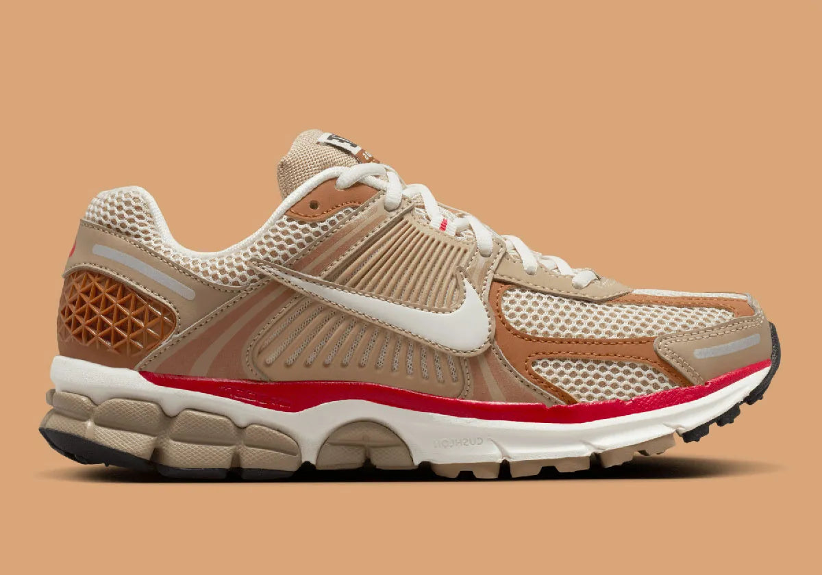 Nike Zoom Vomero 5 Khaki Phantom blanc marron rouge orange 
