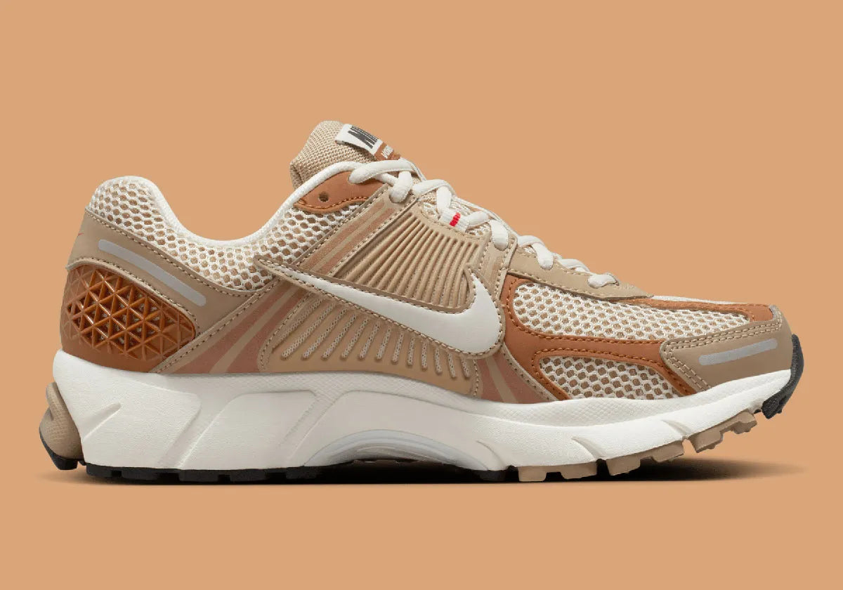 Nike Zoom Vomero 5 Khaki Phantom blanc marron rouge orange 