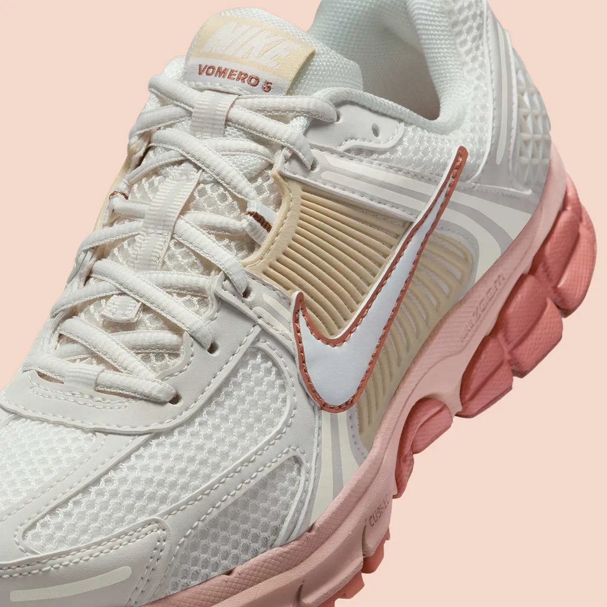 Nike Zoom Vomero 5 Particle Beige Terra Blush blanc crème rose clair 