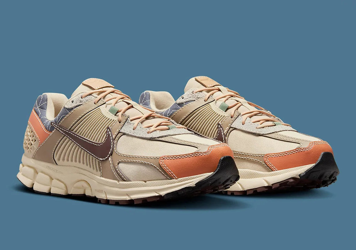 Nike Zoom Vomero 5 Sashiko beige orange bleu blanc