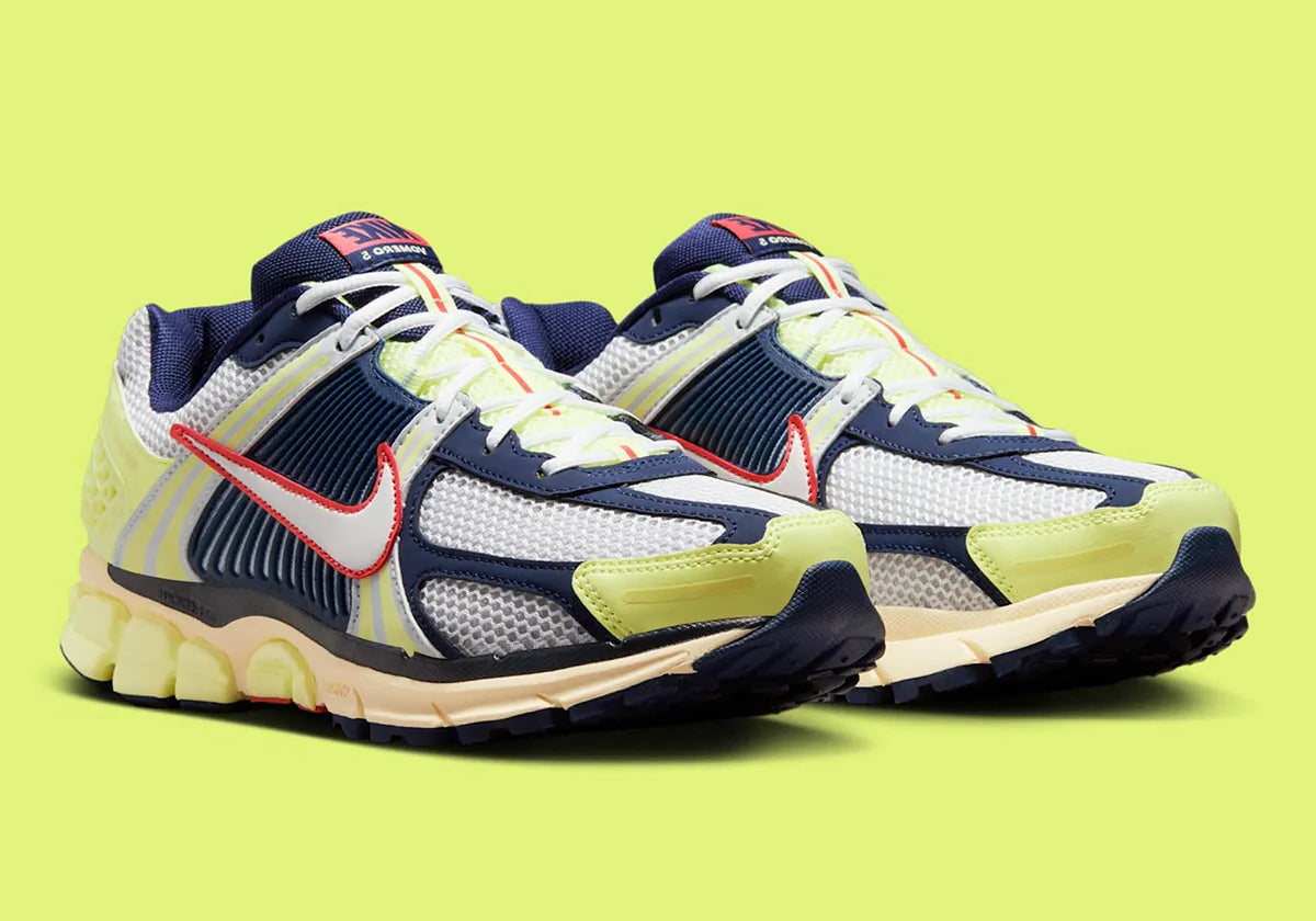 Nike Zoom Vomero 5 Volt Navy rouge bleu jaune beige blanc 