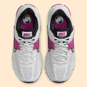 Nike Zoom Vomero 5 White Hot Fuchsia Blanc rose noir métallique 