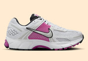 Nike Zoom Vomero 5 White Hot Fuchsia Blanc rose noir métallique 