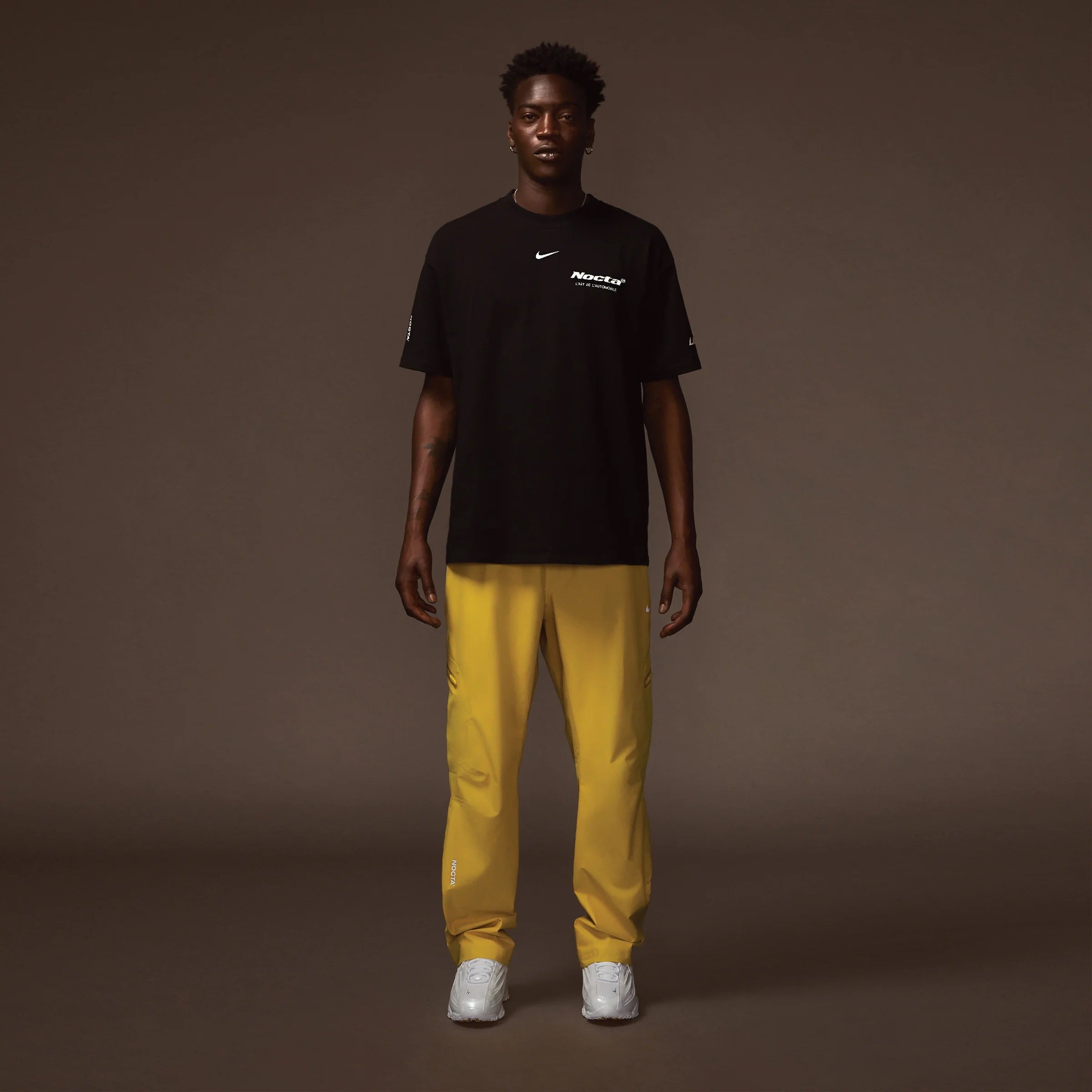 Nike x NOCTA L’Art Burrow Tee Pro Black – t-shirt noir premium en coton lourd avec logo NOCTA L’Art Burrow