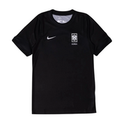 Nike x PEACEMINUSONE Korea KFA X2 Academy Pro Football Top Black en tissu technique noir, technologie Nike Dri-FIT, coupe Academy Pro et détails collaboratifs Korea KFA.