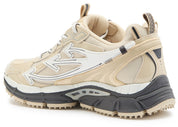 Sneakers OFF-WHITE Be Right Back Light Beige en matériaux techniques avec détails graphiques signature et semelle sculpturale