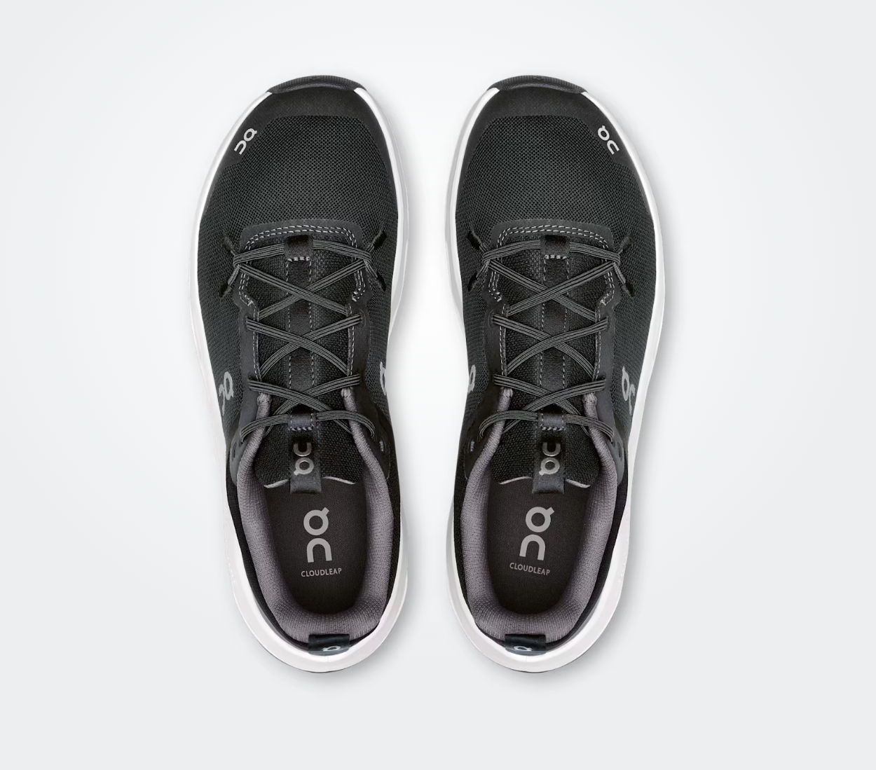 On Running Cloudtilt Black Asphalt, sneaker On Running noire et gris anthracite avec technologie CloudTec Phase®, amorti performant et design moderne.