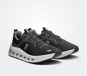 On Running Cloudtilt Black Asphalt, sneaker On Running noire et gris anthracite avec technologie CloudTec Phase®, amorti performant et design moderne.