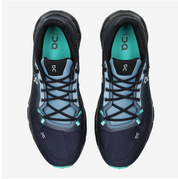 On Running Cloudtilt Dust Midnight, sneaker On Running gris et bleu nuit équipée de la technologie CloudTec Phase® et de l'amorti Helion™.