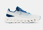On Running Cloudtilt Ivory Tempest, sneaker On Running ivoire et gris avec technologie CloudTec Phase®, amorti performant et design minimaliste.