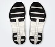 On Running Cloudtilt Pearl Ice, sneaker lifestyle blanc cassé et gris clair équipée des technologies CloudTec Phase® et Helion™ offrant un confort optimal.