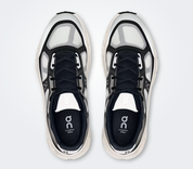 On Running Cloudtilt Remix Black Ivory, sneaker lifestyle On Running noire et ivoire équipée de la technologie CloudTec Phase® et de l'amorti Helion™.