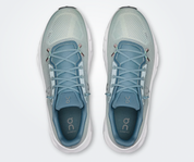 On Running Cloudtilt Tide Mineral, sneaker lifestyle bleue et grise équipée des technologies CloudTec Phase® et Helion™ offrant un amorti performant et un confort optimal.