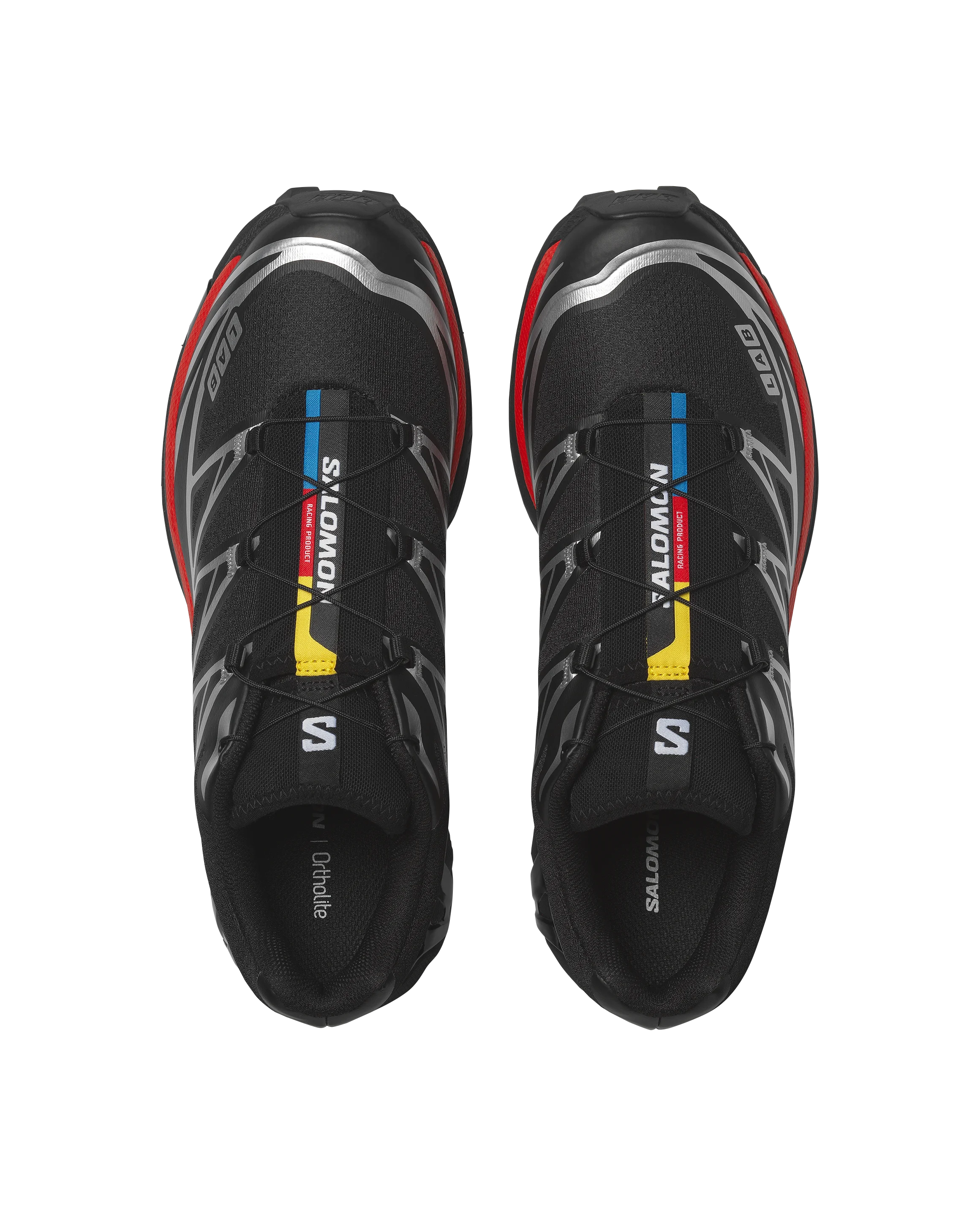 Salomon XT-6 Black Fiery Red Silver