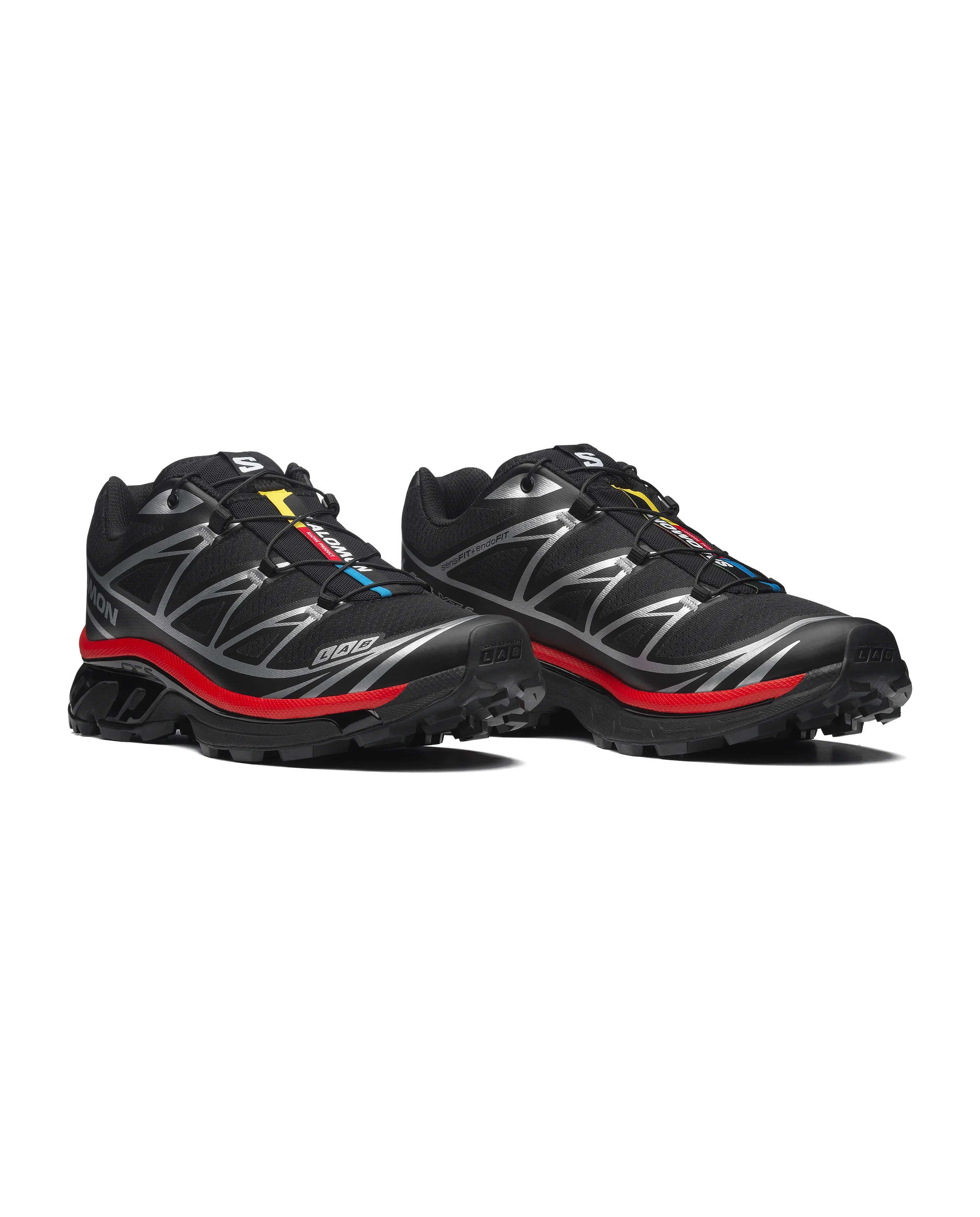 Salomon XT-6 Black Fiery Red Silver