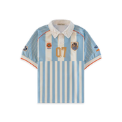 Tee-shirt Maillot Maison Atnav – t-shirt en coton premium inspiré des maillots sportifs avec sérigraphie artisanale, vue de face