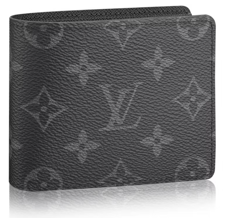 Portefeuille Louis Vuitton Monogram Eclipse Gris – Élégance intemporelle noir logo icône cuir