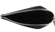 Portefeuille à chaîne OFF-WHITE "For Money" noir zip argent 