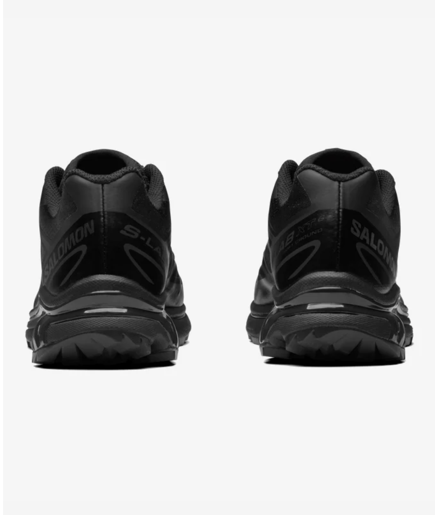 chaussure de trail SALOMON BLACK / BLACK / PHANTOM , noir , semelle légère et confortable , vue de l'arrière