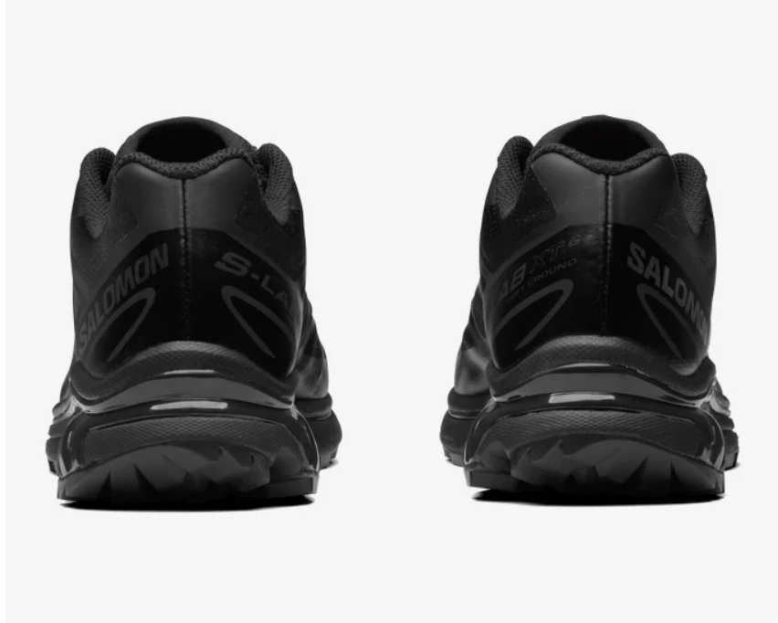 chaussure de trail SALOMON BLACK / BLACK / PHANTOM , noir , semelle légère et confortable , vue de l'arrière