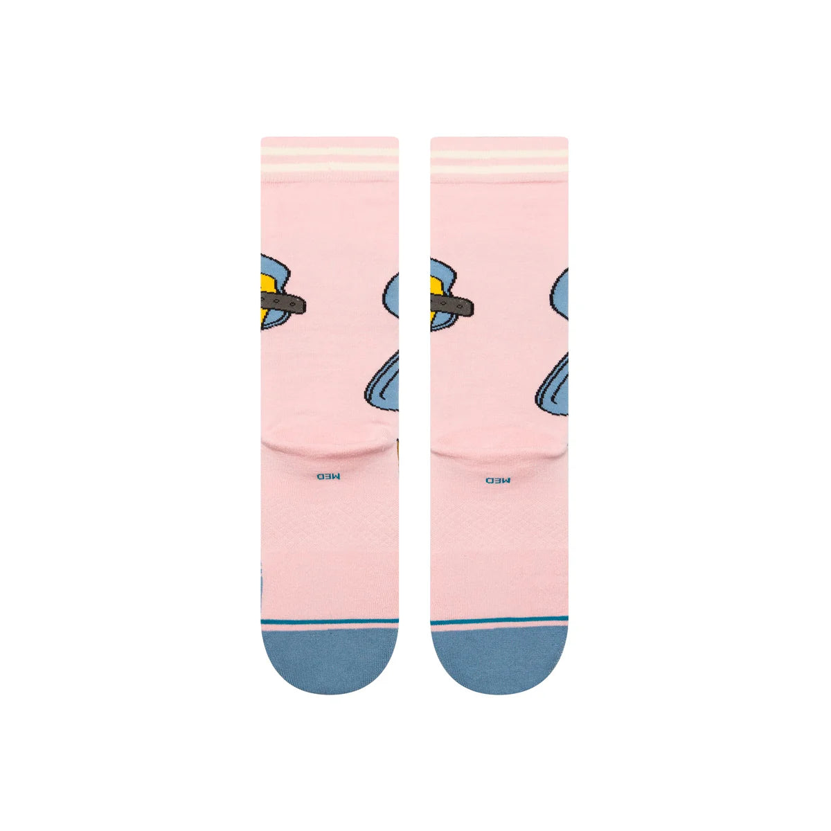 Paire de chaussette rose a motif tweety (looney tunes) vue de derrière