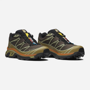Sneakers Salomon XT-6 Gore-Tex Delicioso Tea en mesh technique imperméable avec Agile Chassis System et semelle Contagrip premium.