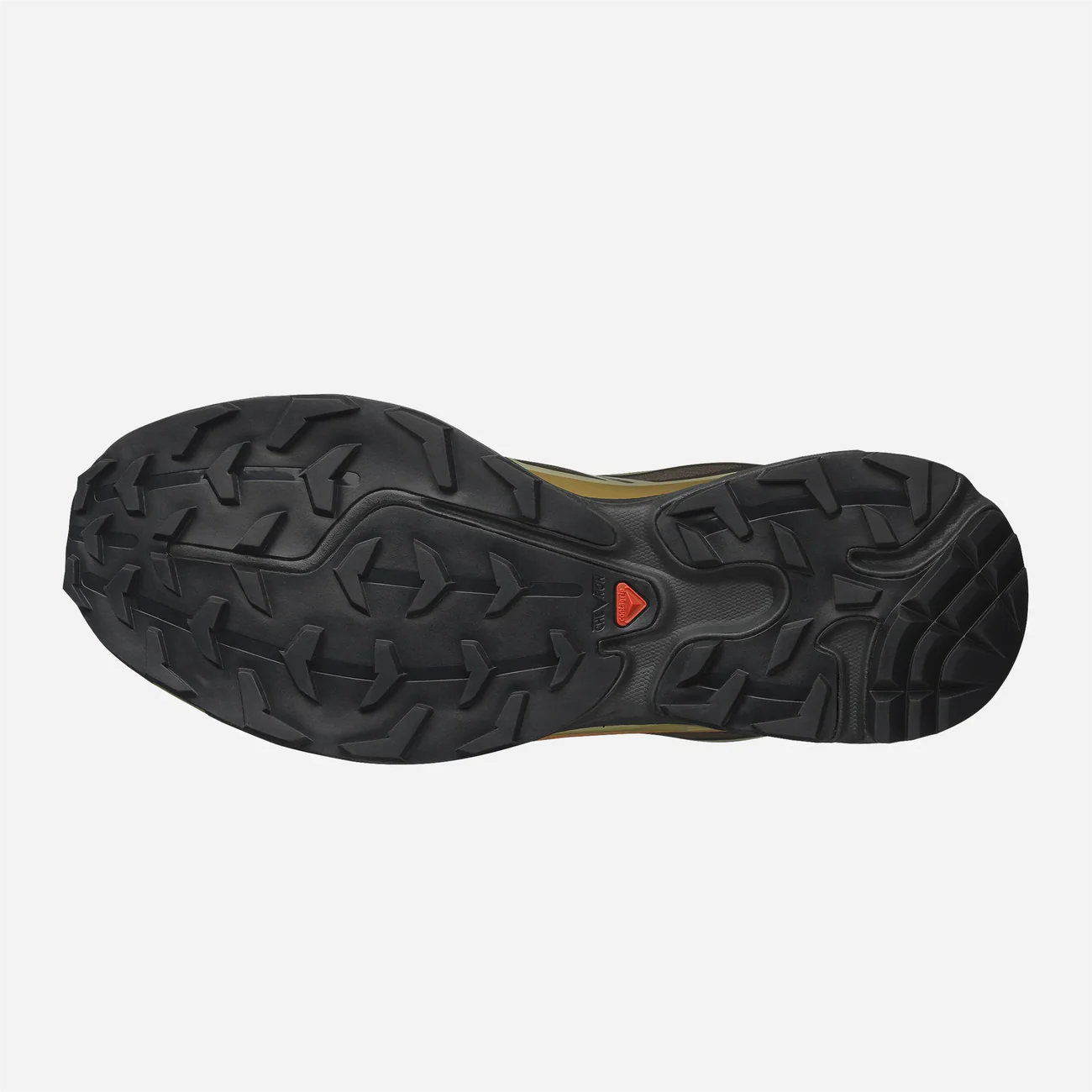 Sneakers Salomon XT-6 Gore-Tex Delicioso Tea en mesh technique imperméable avec Agile Chassis System et semelle Contagrip premium.