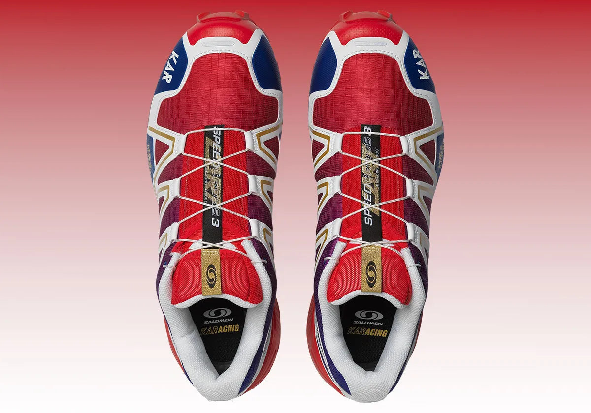 Salomon Speedcross 3 Kar L'Art de L'Automobile Porsche 911 GT1-98 bleu or rouge 