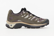 Image de la Salomon XT-4 Bungee Cord, sneaker beige sable et marron en mesh technique avec empiècements TPU, semelle Contagrip et laçage Quicklace.