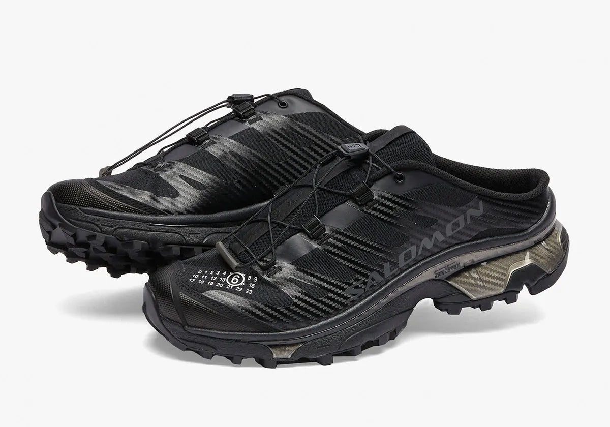 Salomon XT-4 Mule MM6 Maison Margiela Black gris sombre noir
