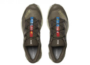 chaussure de trail Salomon XT-4 OG Aurora Borealis Canteen , semelle légère et confortable , vue de haut