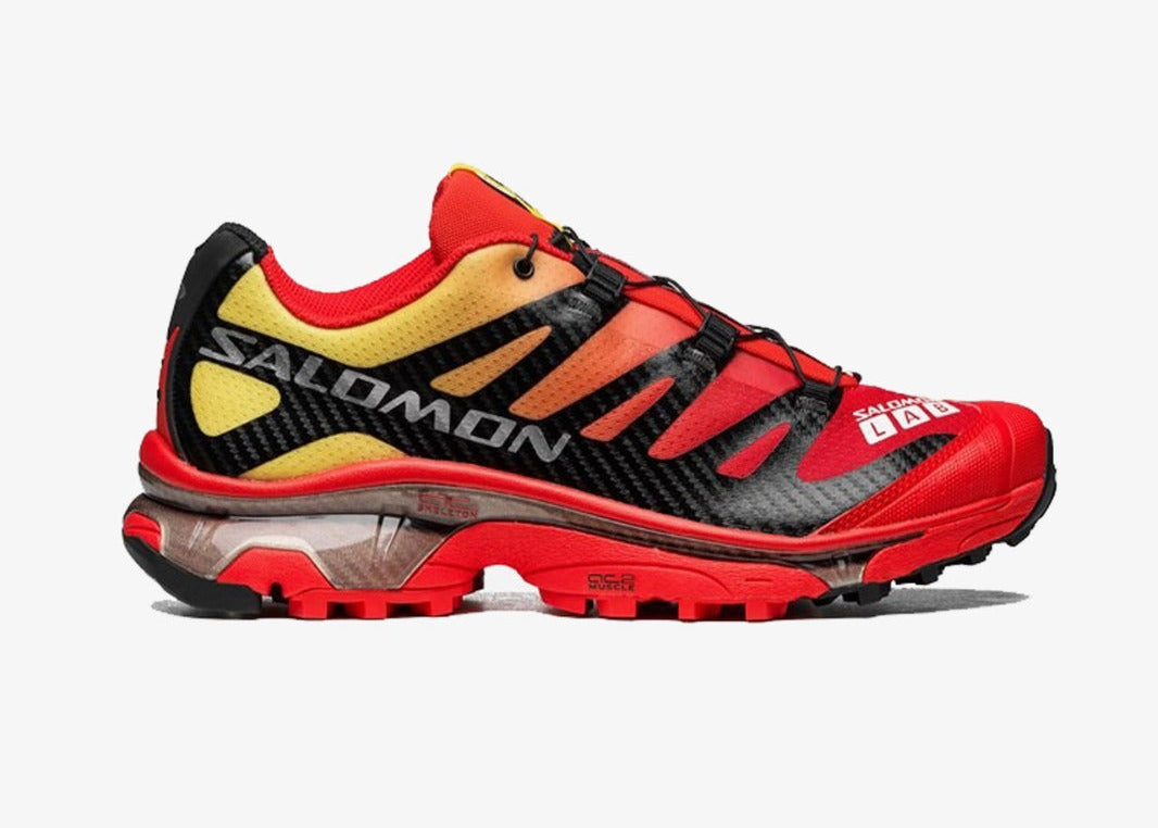 Salomon XT-4 OG Fiery Red Empire Yellow Rouge Orange Jaune Noir Dégradé