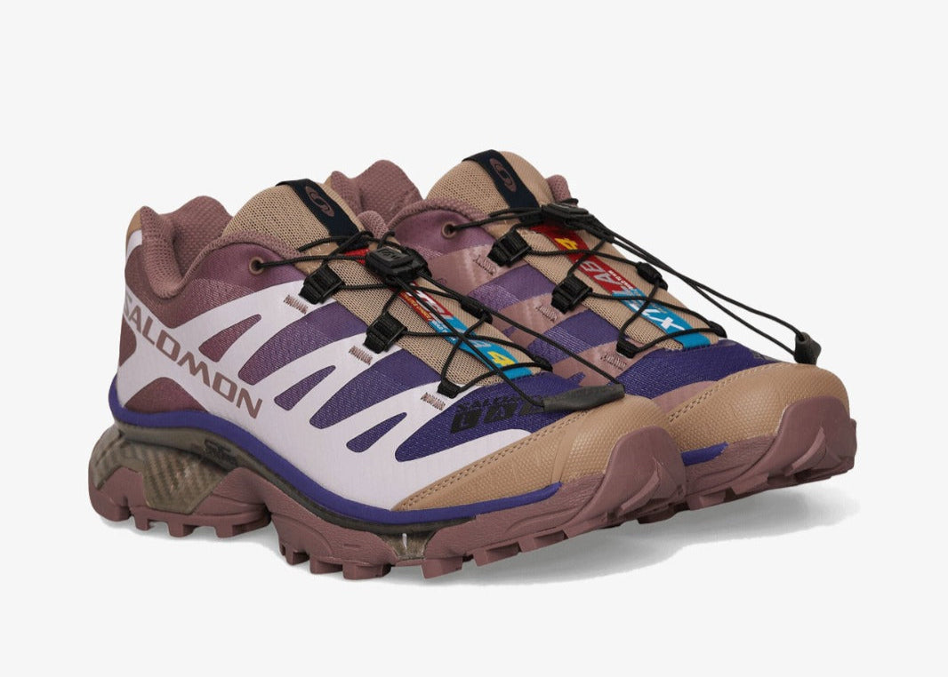 Salomon XT-4 OG Portabella Rose Taupe Marron bleu Violet Blanc 