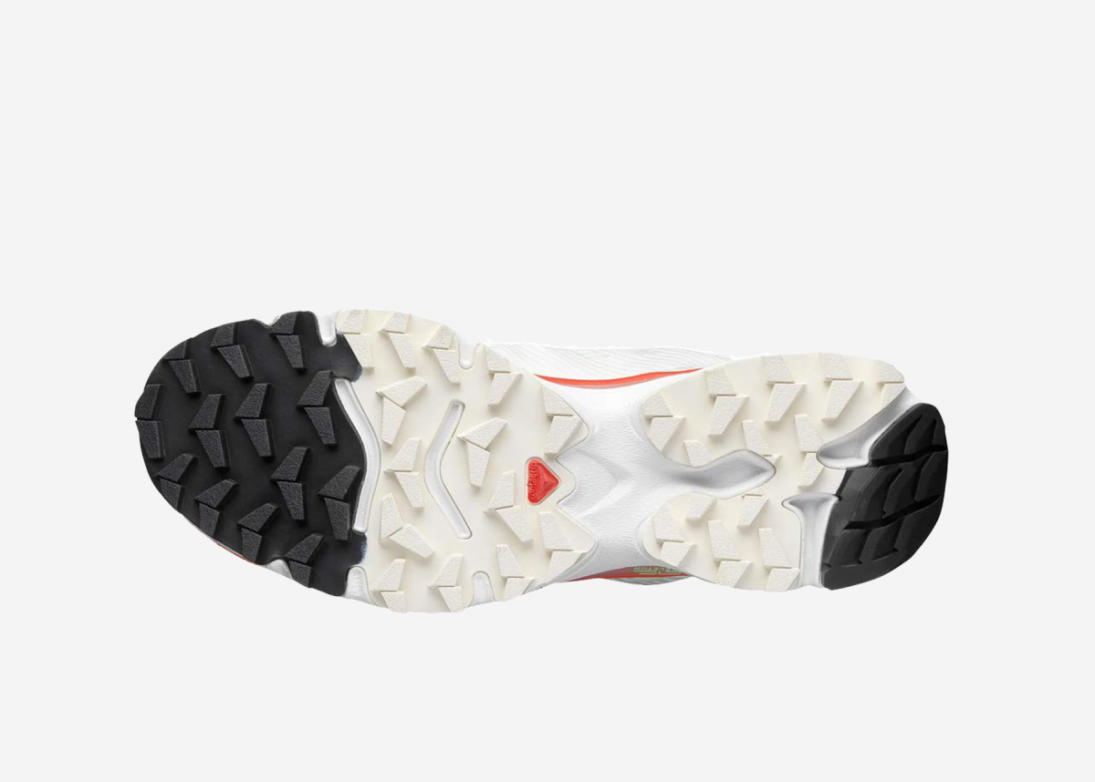 Salomon XT-4 OG White Aurora Topography blanc orange noir chaussure
