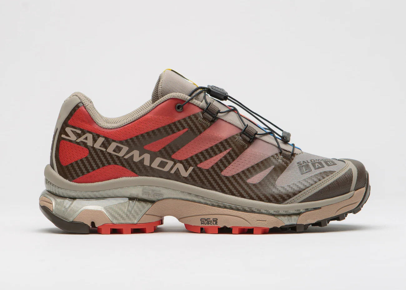 Salomon XT-4 OG Wren Aurora Red Rouge Vert Beige Gris