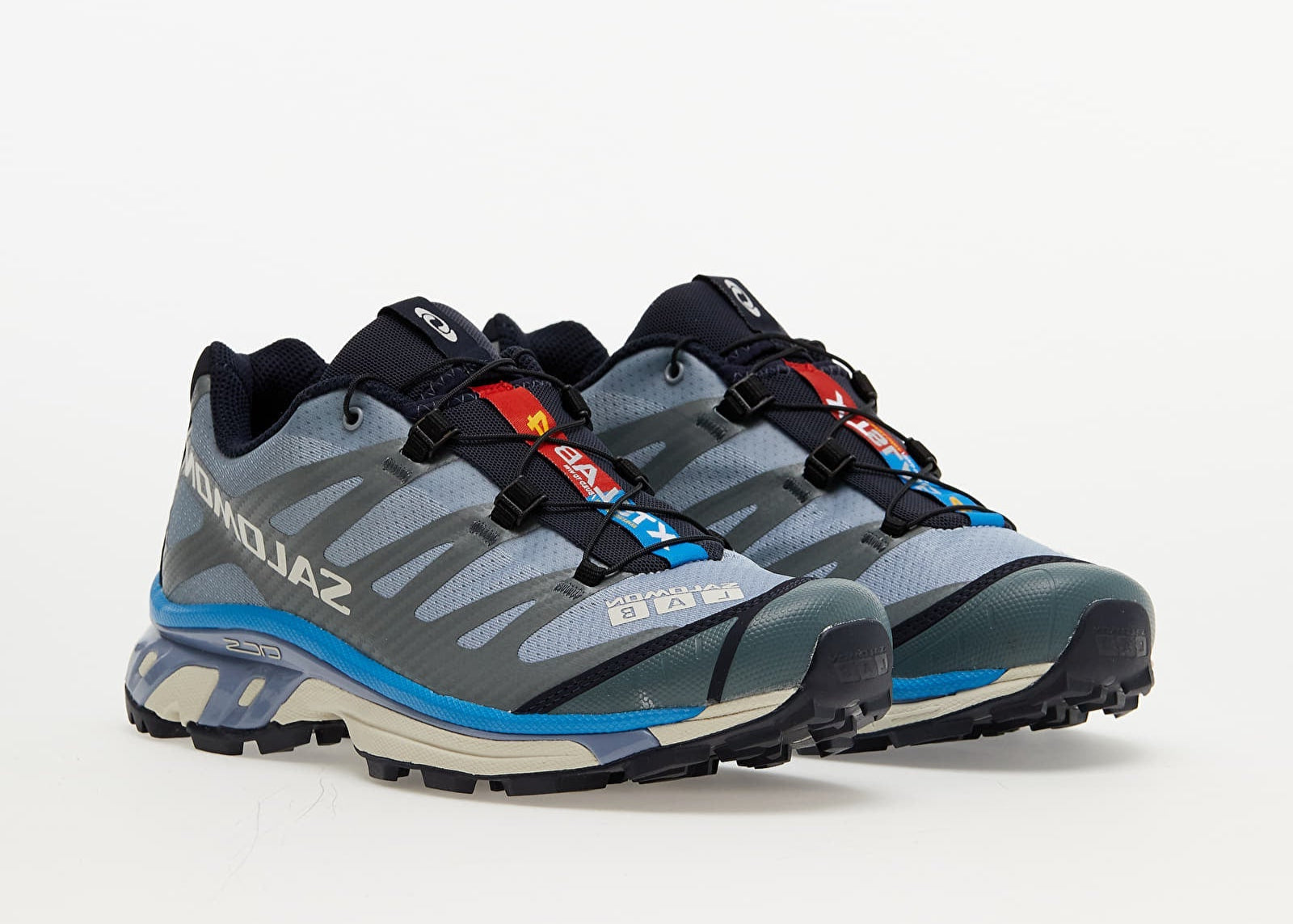 Salomon XT-4 Stormy Weather bleu noir blanc chaussure 