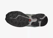 Sneaker Salomon XT-6 Bistro Green Milieu en mesh vert foncé avec détails naturels, système Quicklace, amorti EnergyCell et semelle Contagrip.