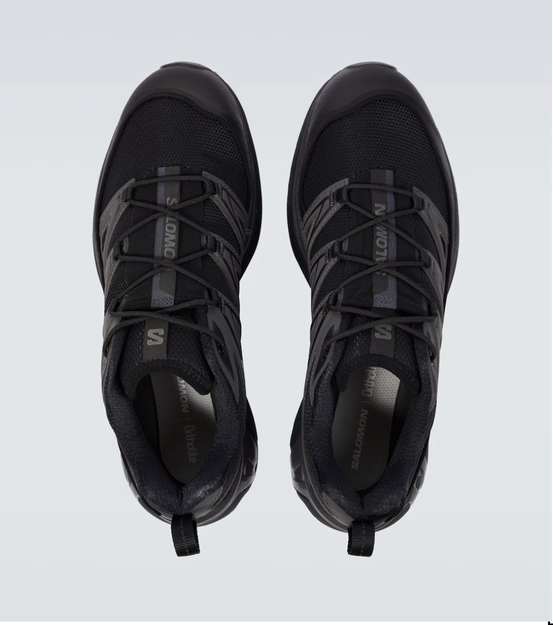 Sneaker Salomon XT-6 Expanse Black en mesh technique avec renforts synthétiques, semelle Contagrip® et laçage Quicklace™.