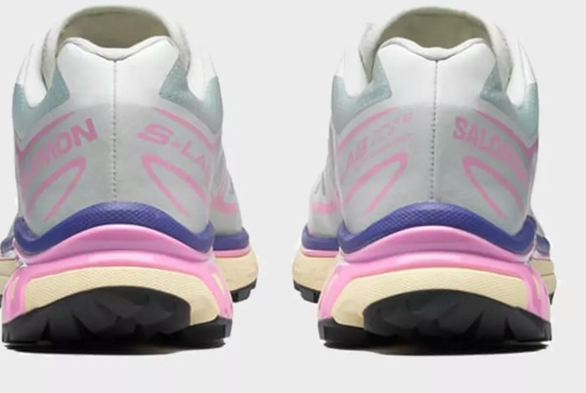 Salomon XT-6 Ice Flow Orchid Bouquet – sneaker mesh Ice Flow avec accents Orchid Bouquet et semelle Contagrip , VUE ARRIERE