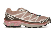 Salomon XT-6 Mahogany Rose Earth Brown – sneakers trail lifestyle en mesh et TPU avec semelle Contagrip ,  vue de face