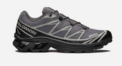 Salomon XT-6 Protective Castlerock Black Paloma en ripstop gris ardoise et noir avec renforts TPU, Quicklace™ et semelle technique crantée.