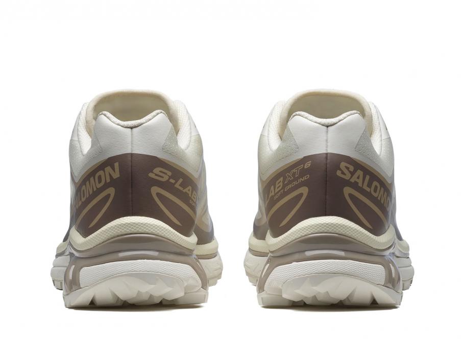  Chaussure de trail Salomon XT-6 Vanilla Ice Iron , semelle légère et confortable , vue de derrière