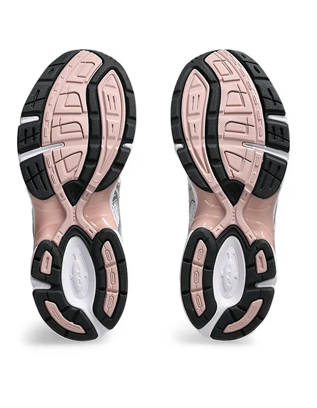 Chaussure de running ASICS GEL 1130 ROSE ET BLANCHE, semelle légère, vue du dessous