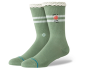 Stance Have A Good Day Crew – chaussettes crew en coton premium avec design graphique et message positif Have A Good Day , vue de coter