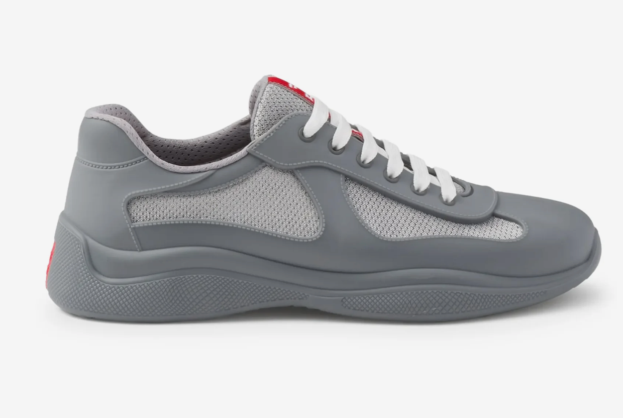 Prada America's Cup Soft Rubber Steel Gray